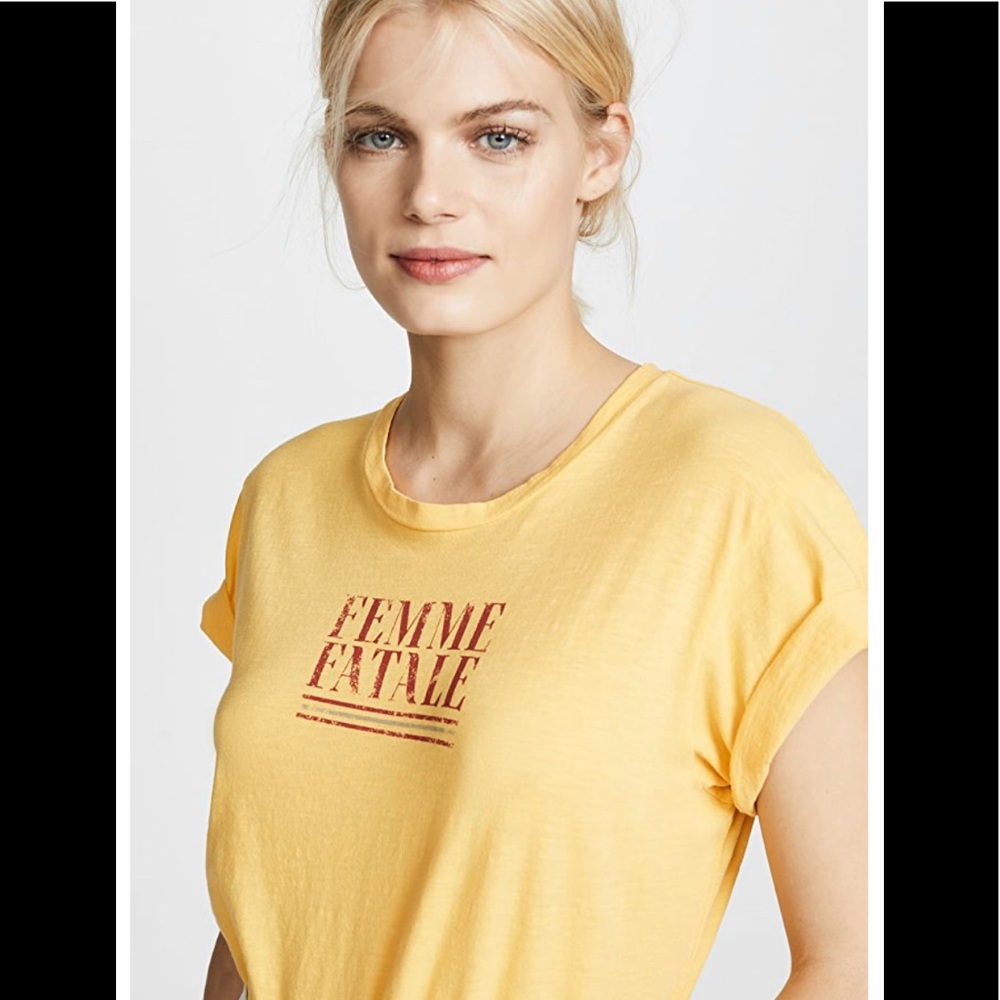 Like new LNA femme fatale tee. Size Small